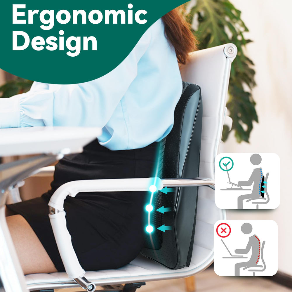 Snailax portable massage for car seat offers on-the-go relief.