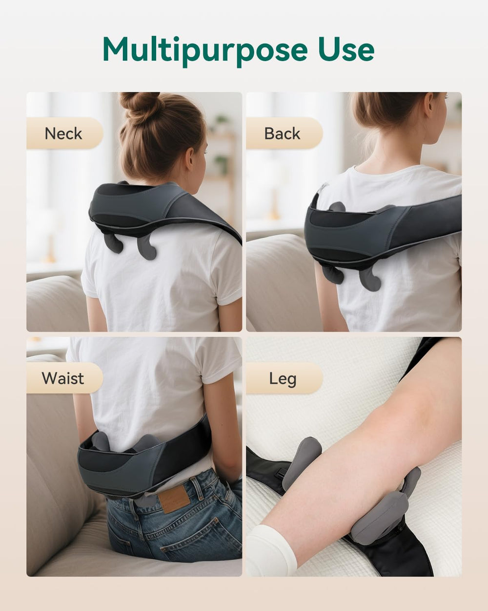 Snailax portable massager is lightweight and easy to carry anywhere.