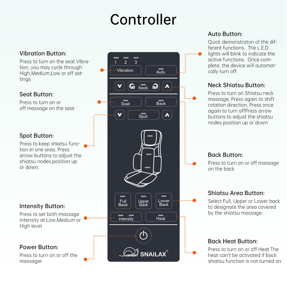 Snailax remote control demonstrates easy operation during sessions