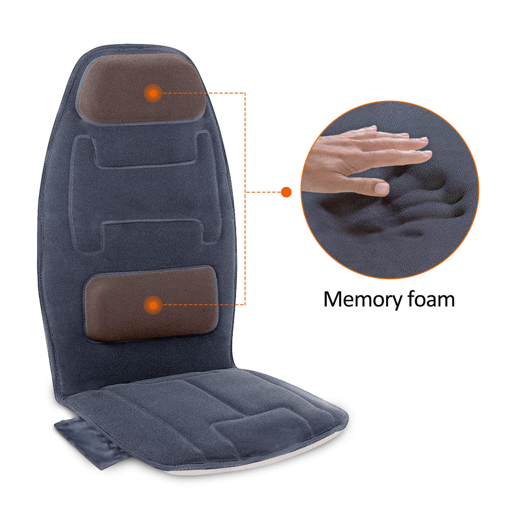 Snailax seat heating levels illustrating customizable warmth for comfort.