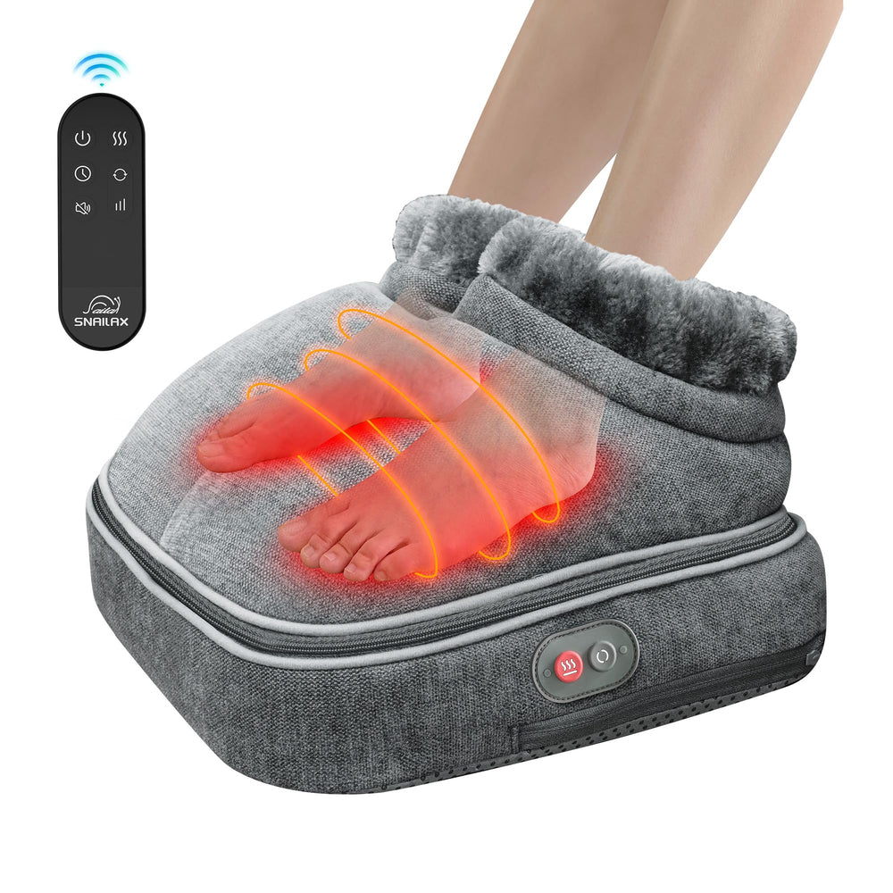 Snailax Shiatsu Foot Massager front view for home relaxation after a long day