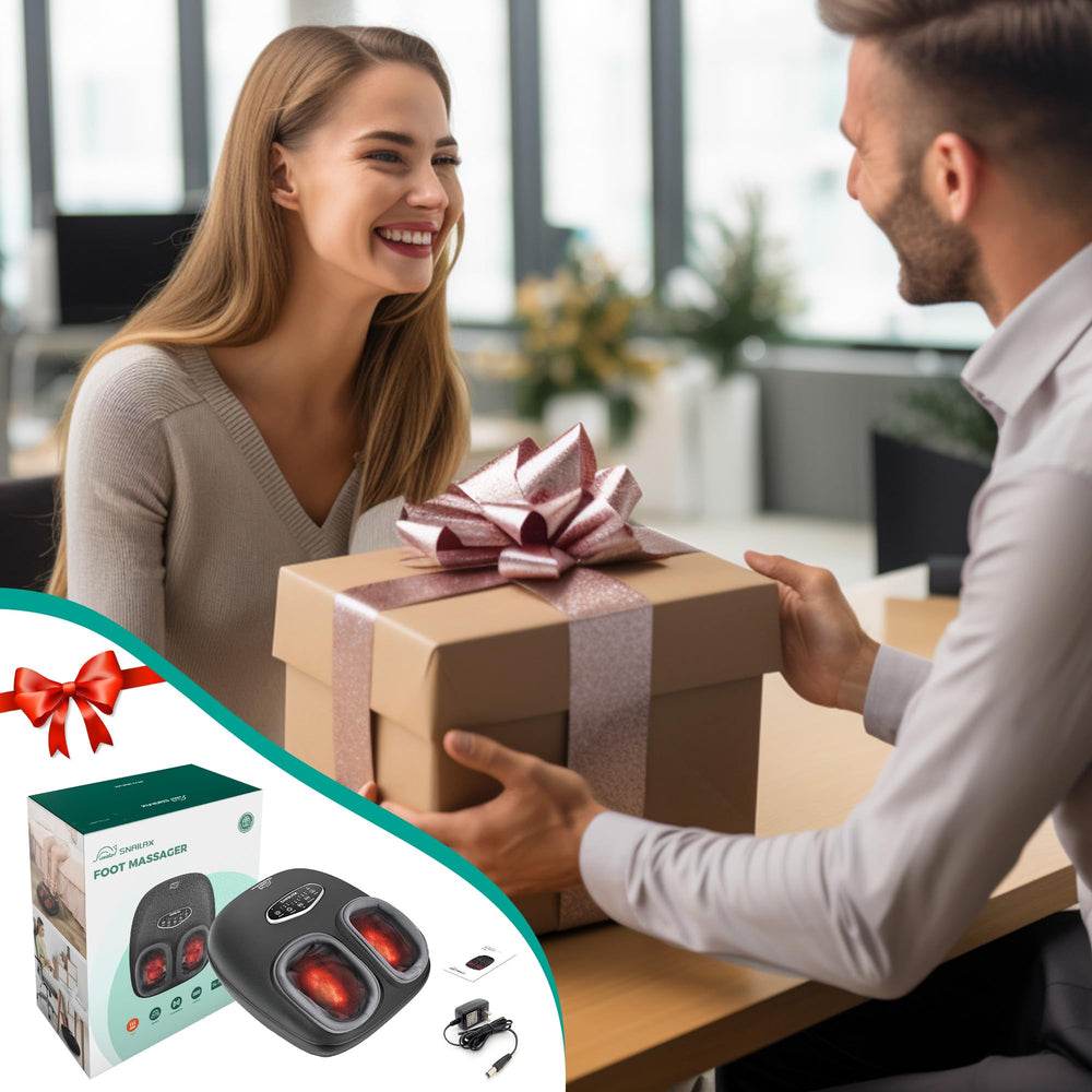Snailax Shiatsu Foot Massager gift-ready packaging for gifting
