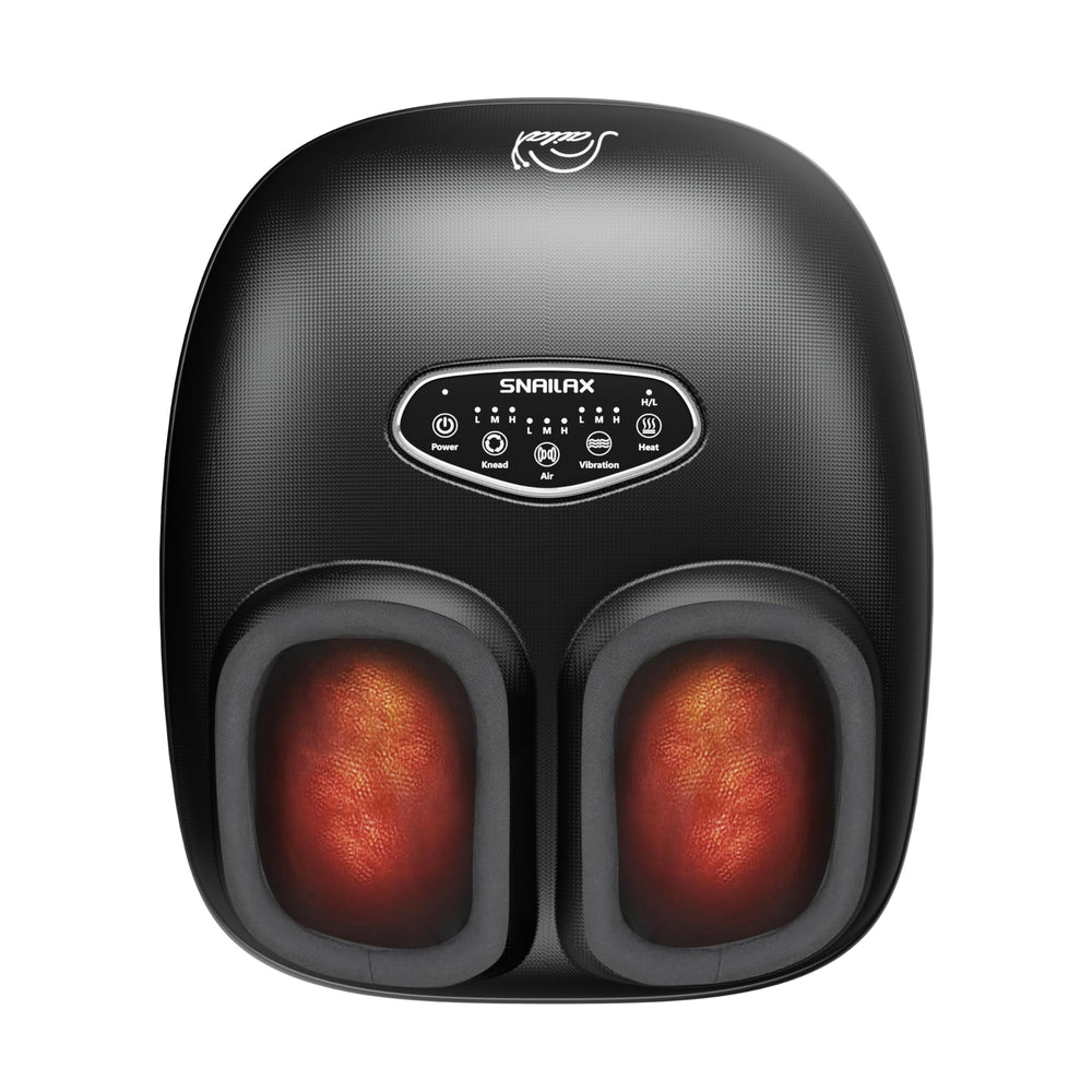 Snailax Shiatsu Foot Massager with Heat soothing tired feet with warmth