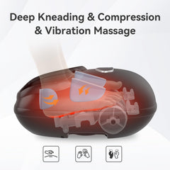 Snailax Shiatsu Foot Massager side view highlighting compact under-desk design