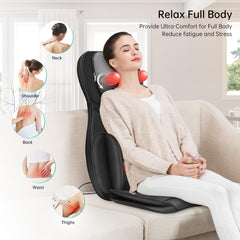 Snailax shiatsu neck rollers adjustable for customized neck massage