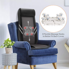 Snailax shiatsu nodes located on the seat for deep seated relief.