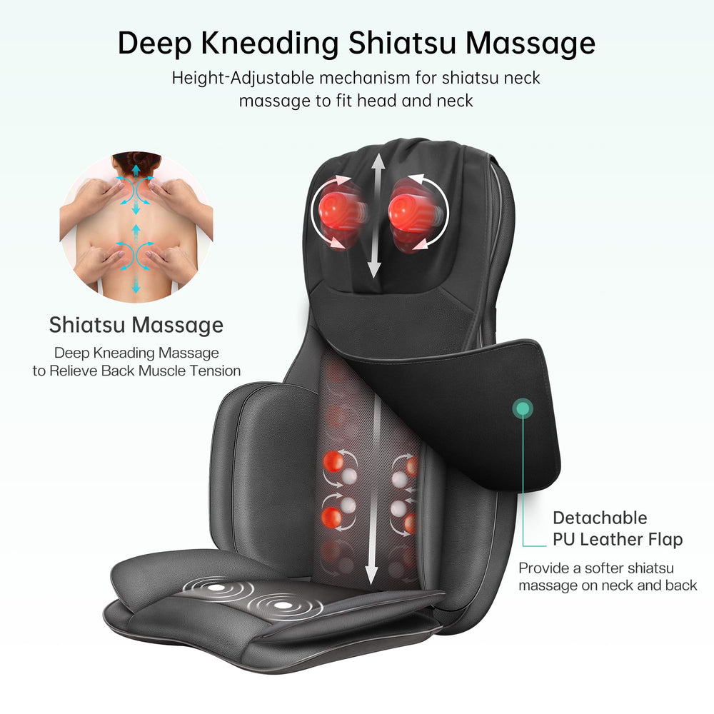 Snailax spine rolling massage along the full back