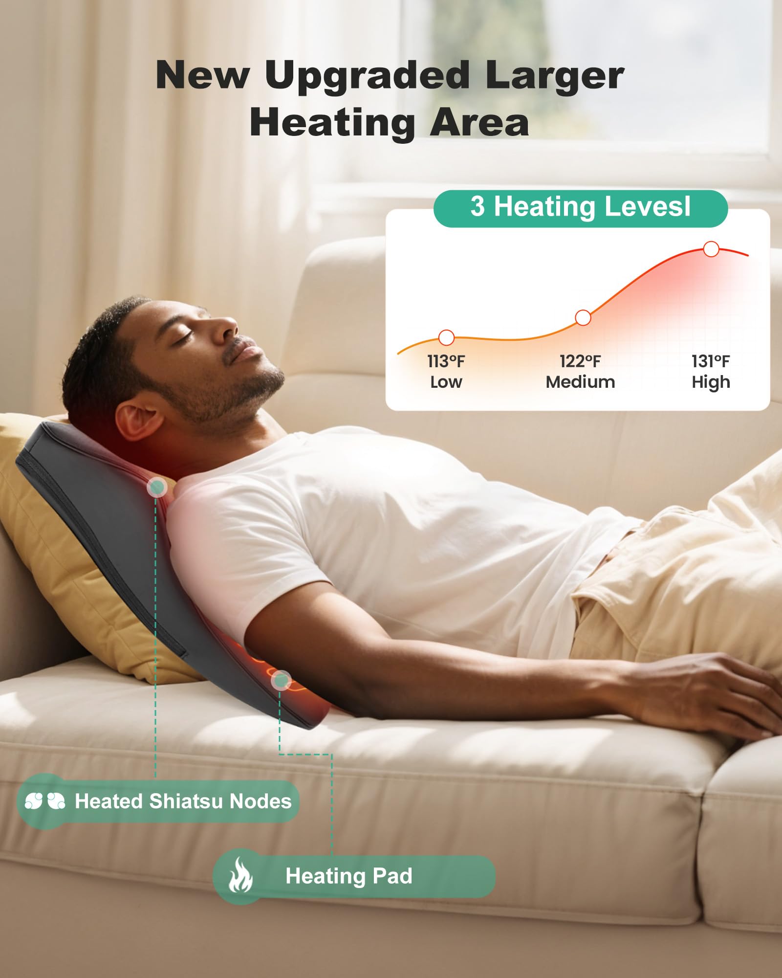 Snailax upgraded vibration motors expand massage coverage.