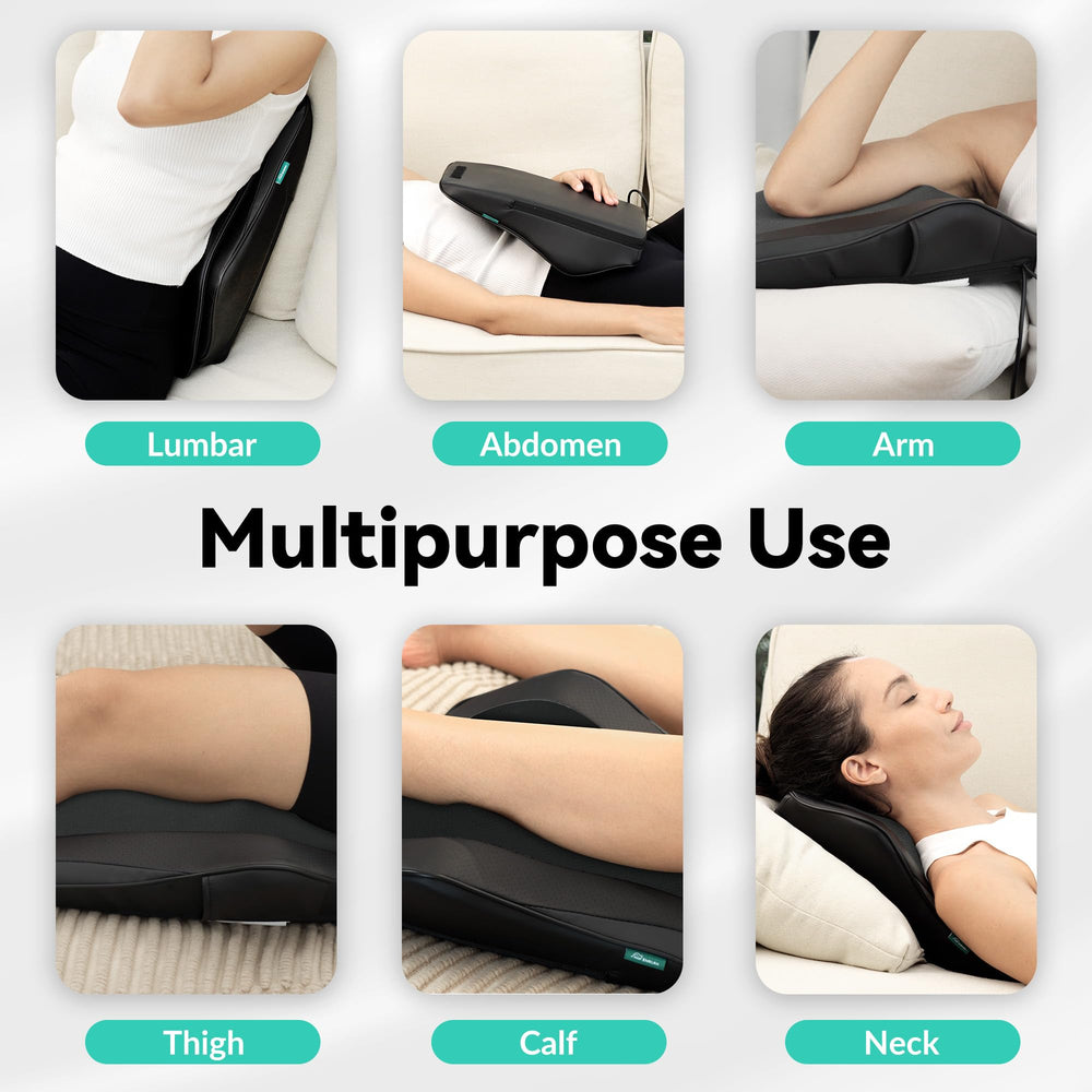 Snailax vibration modes add varying textures to relax tense muscles