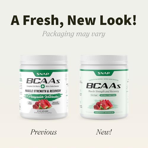 Snap BCAA Powder watermelon-scoop ready to mix for training support