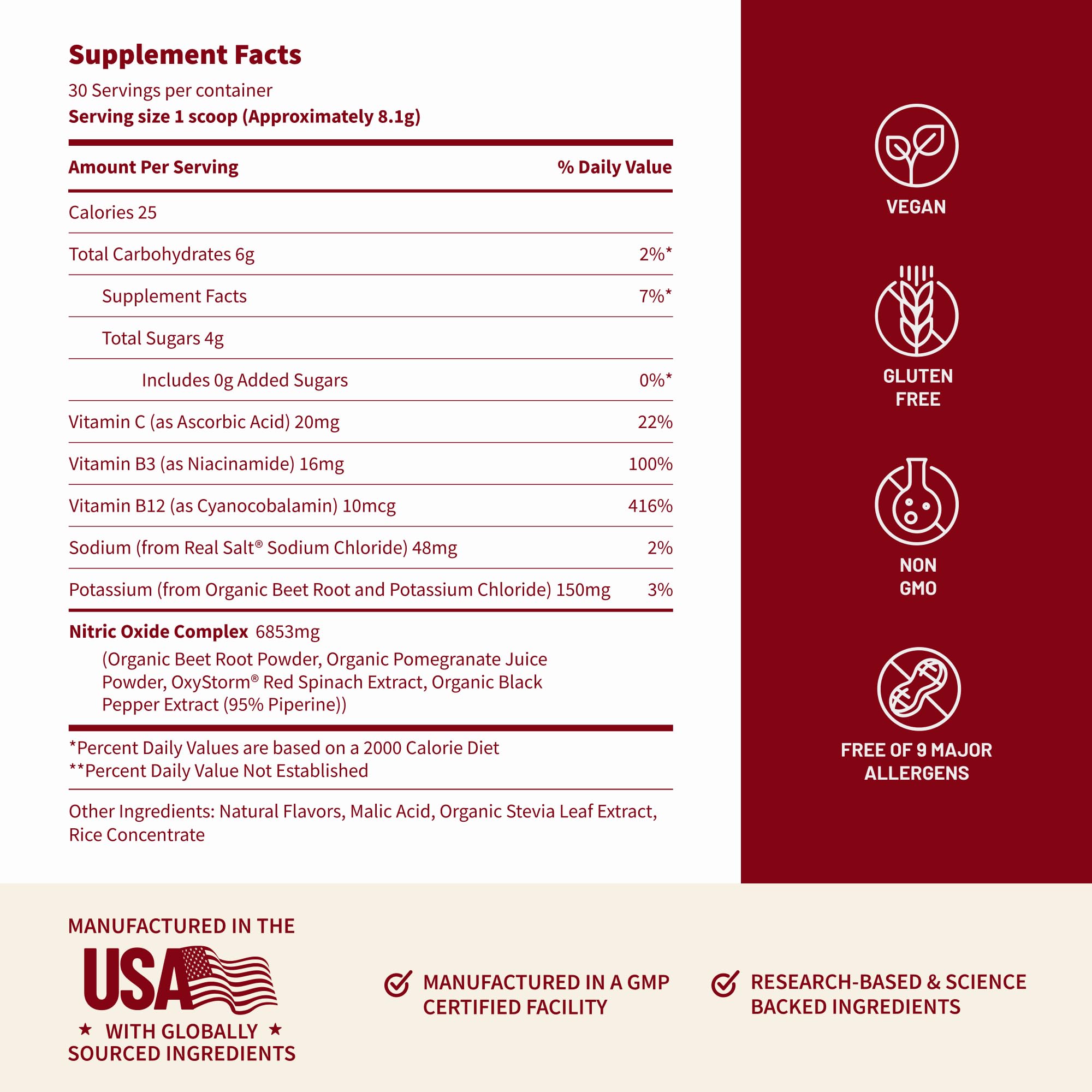 Snap Supplements clean kitchen scene with beet root powder and measuring scoop