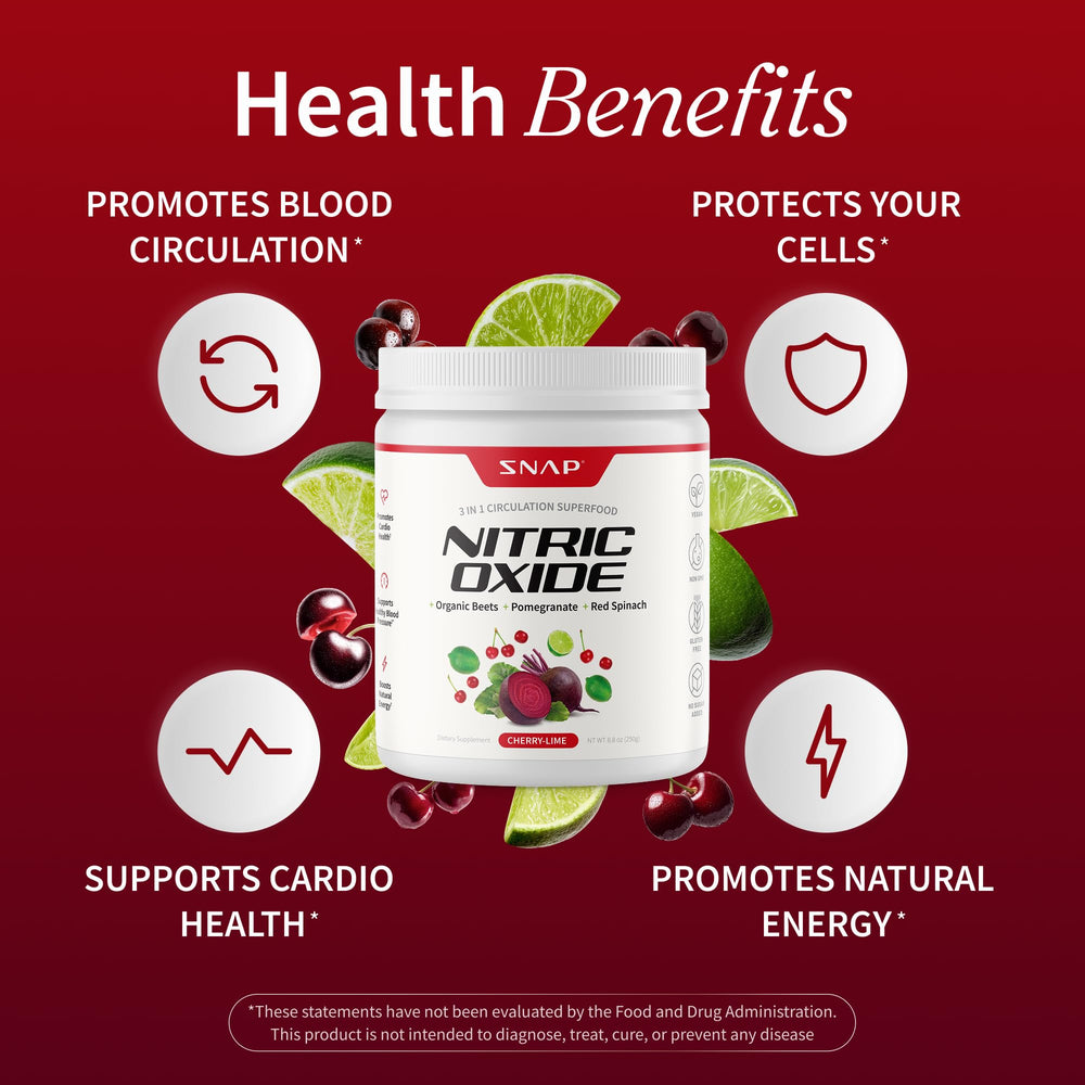 Snap Supplements beet root powder stirred into a smoothie for natural energy