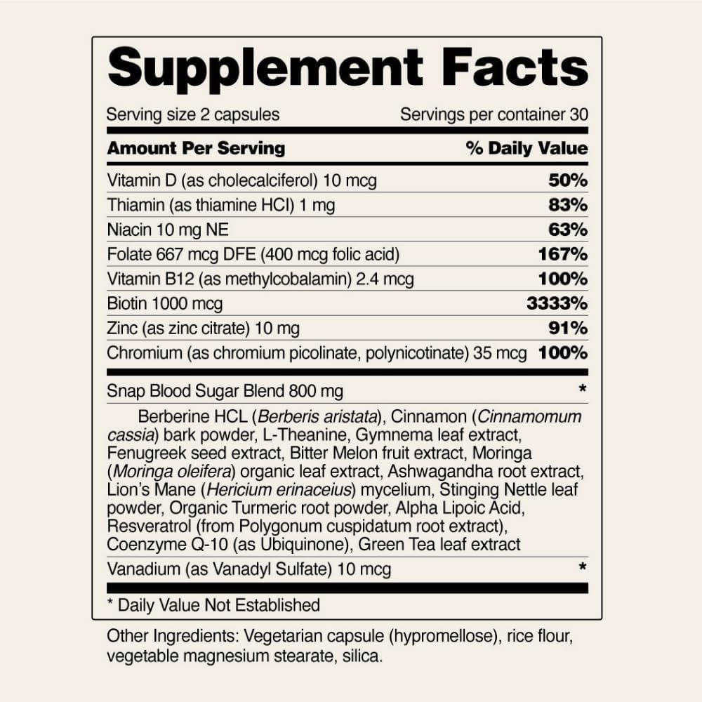 Bottle on kitchen counter showing daily wellness routine by Snap Supplements.