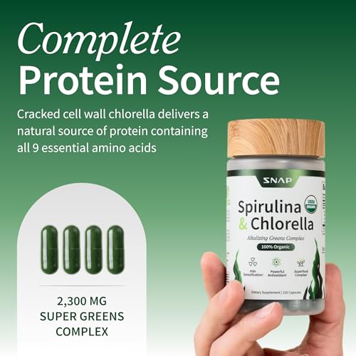 Snap Supplements bottle back highlights nutrition facts for a vegan, gluten-free blend.