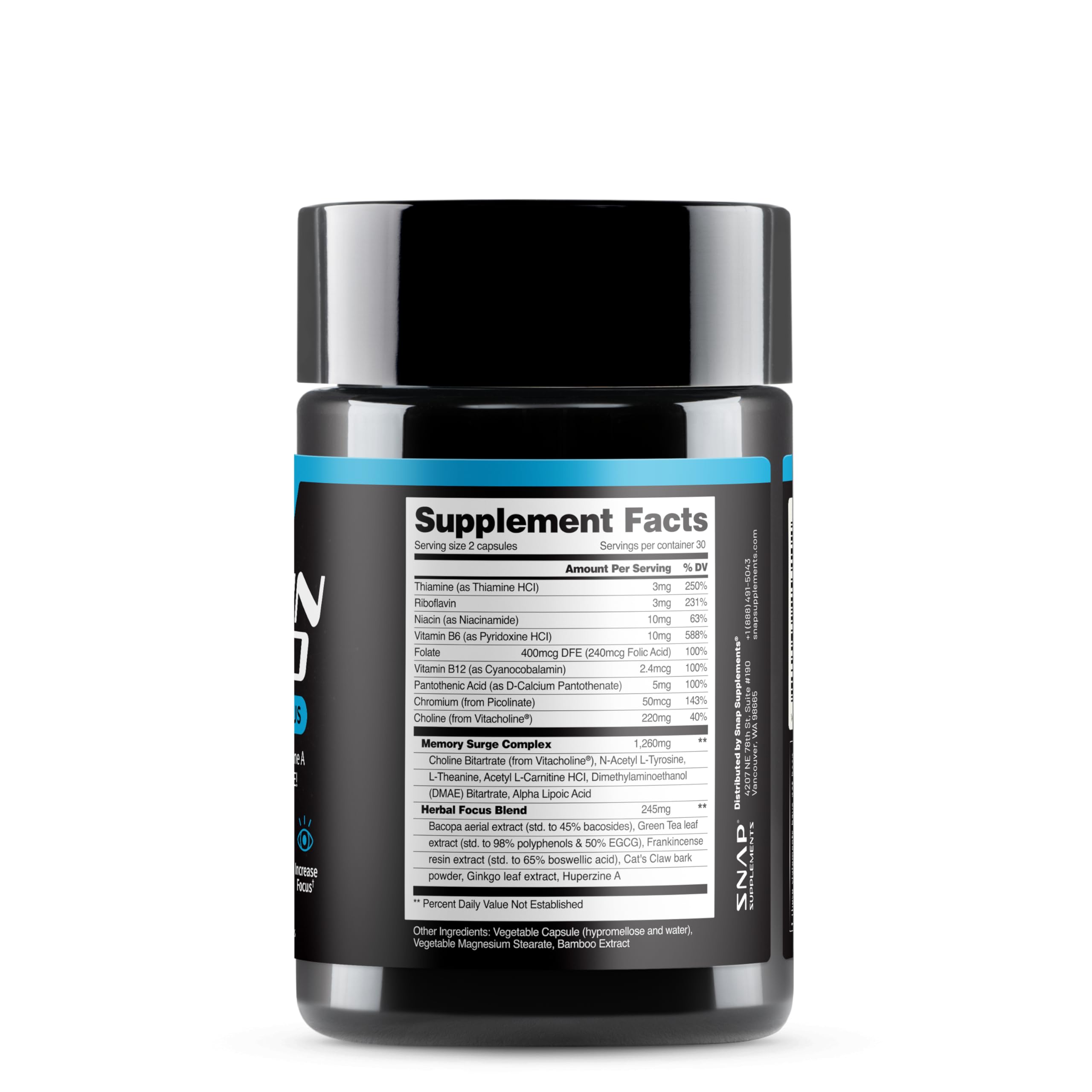 Snap Supplements Brain Booster lifestyle scene emphasizes mental balance and clarity