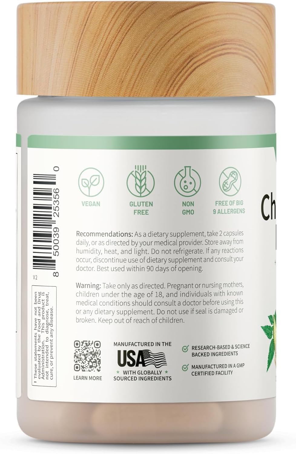 Snap Supplements Cholesterol Health vegan-friendly formula in a bottle.