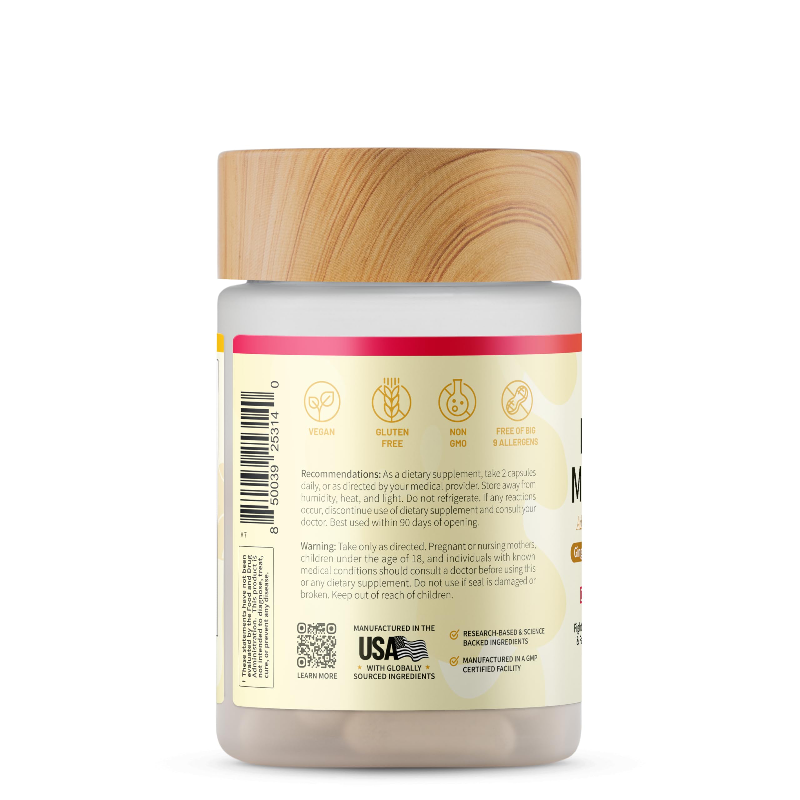 Snap Supplements Energy and Metabolism Herbal Complex mood balance in lifestyle photo.
