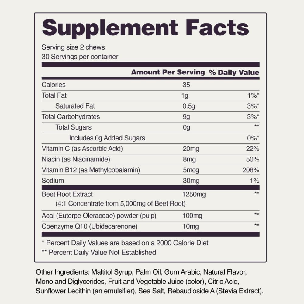 CoQ10 ingredient image in Heart Beets chew.