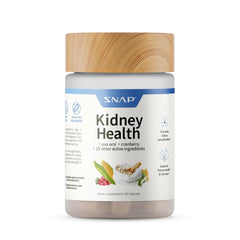 Snap Supplements Kidney Health bottle on kitchen counter for daily routine