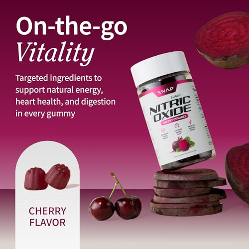Snap Supplements Beet Root Gummies label close-up highlights beet and pomegranate ingredients