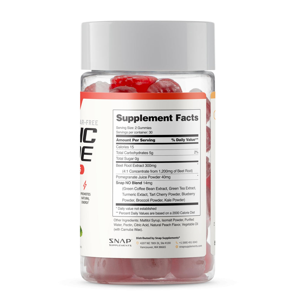 Snap Supplements Nitric Oxide Beet Root Gummies lifestyle use case