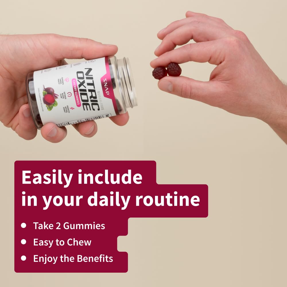 Snap Supplements Beet Root Gummies convenient on the go daily wellness routine