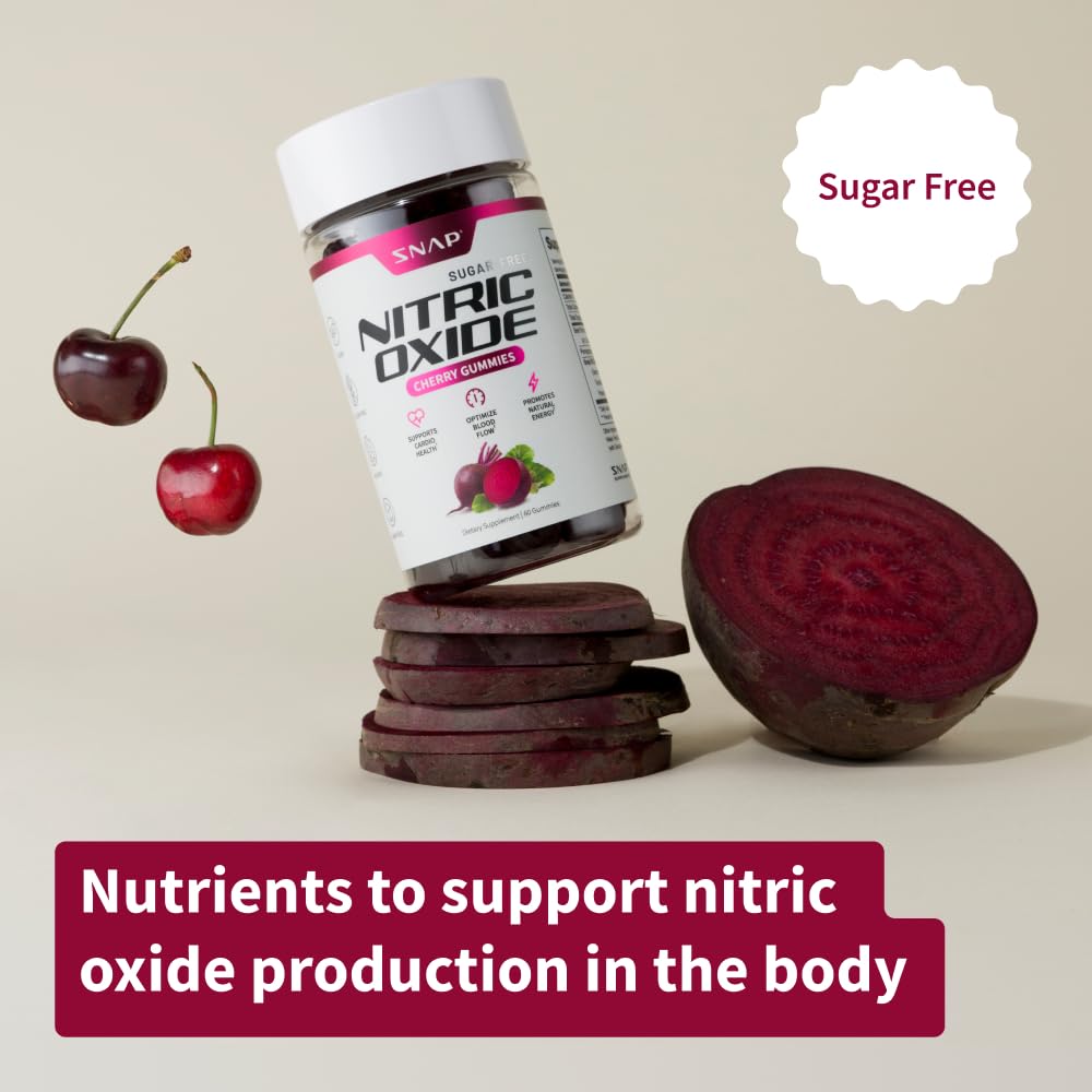 Snap Supplements Beet Root Gummies vegan non-GMO gluten-free and manufactured in GMP facility