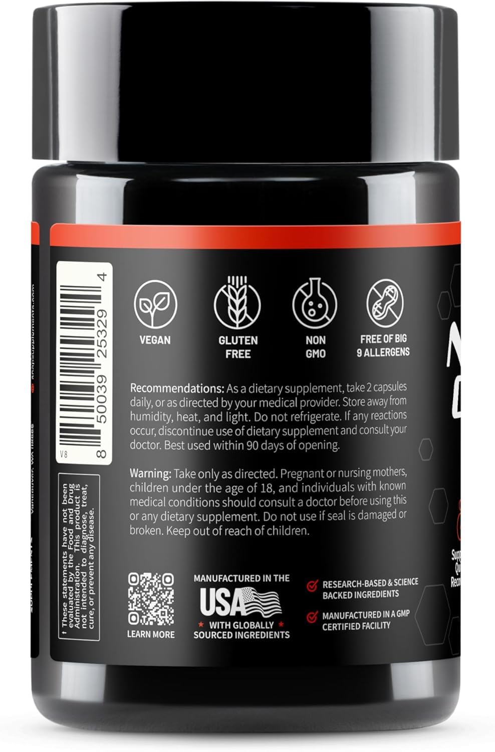 Snap Supplements Nitric Oxide bottle in gym setting for active lifestyle