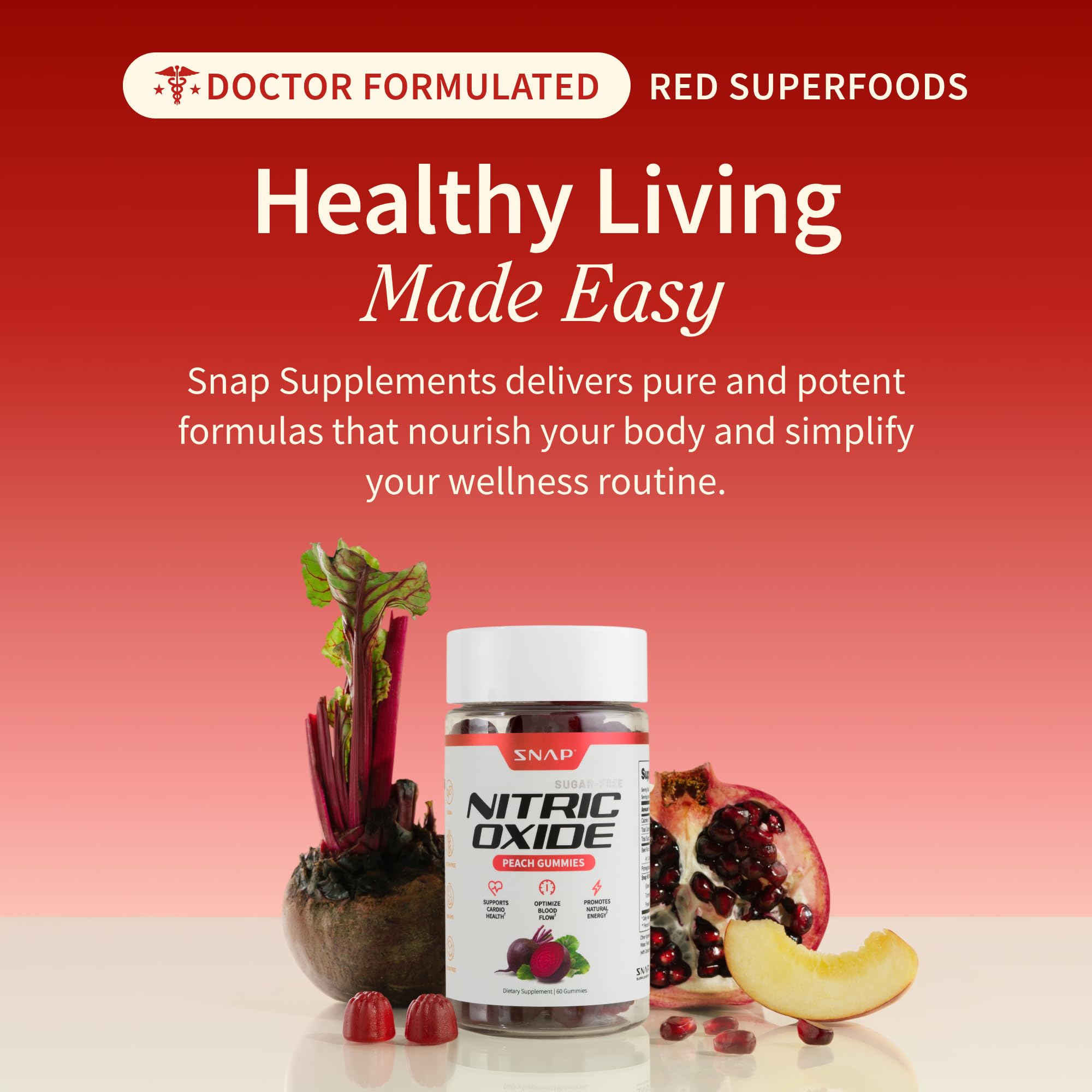Snap Supplements Organic beet and pomegranate powder detail