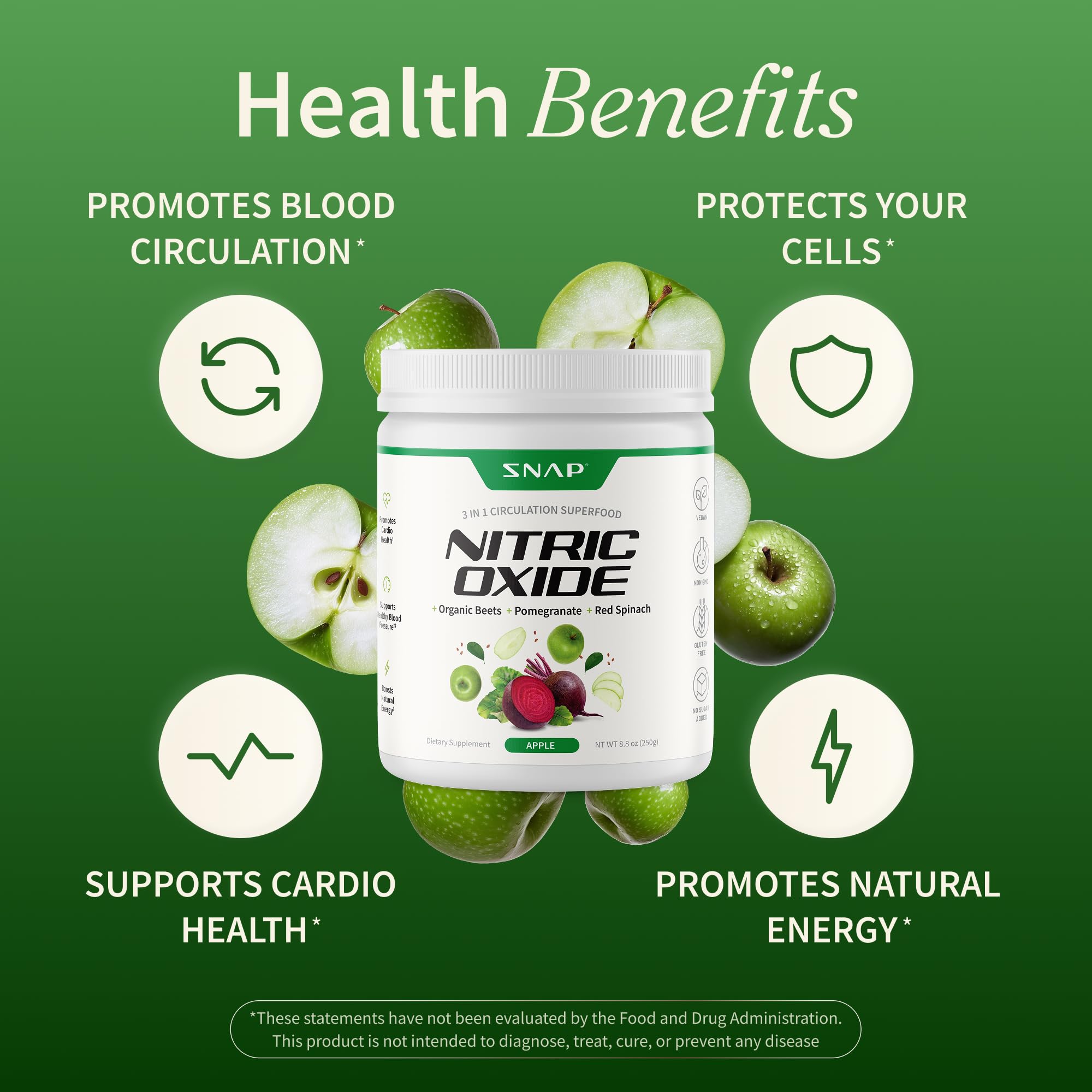 Snap Supplements beet root label closeup highlighting natural energy support.