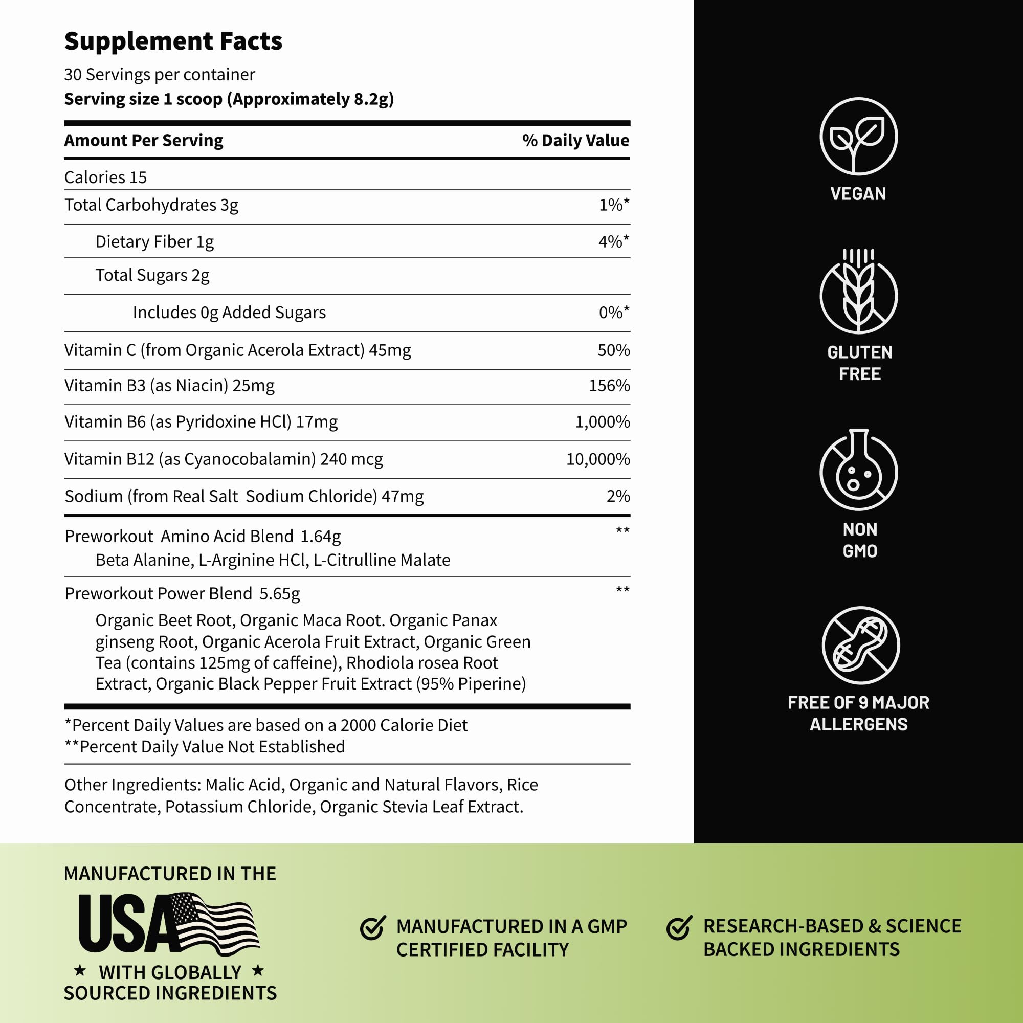 Jar close-up of Snap Supplements beet root powder packaging