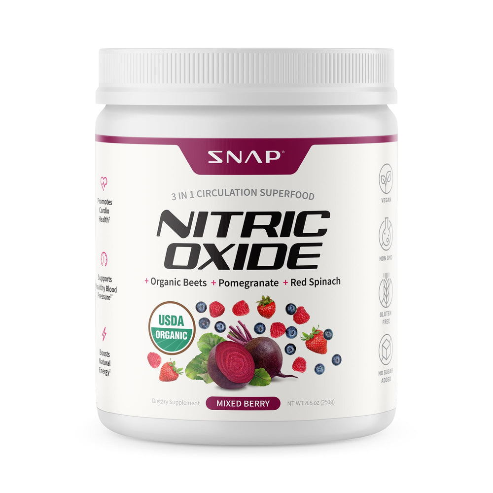 Snap Supplements ready to drink glass showcases caffeine free option