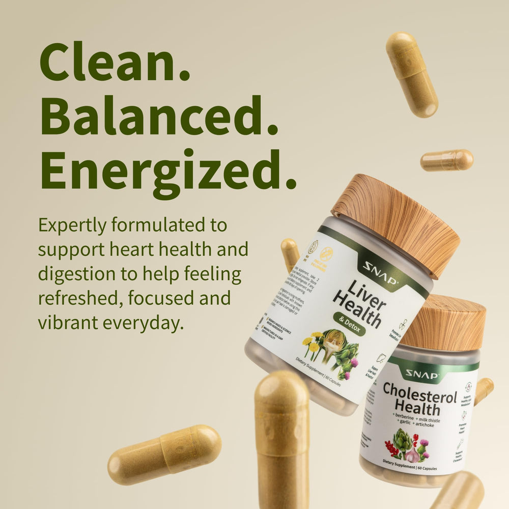 Snap Supplements two-pack packaging showing value and convenience for home or travel.