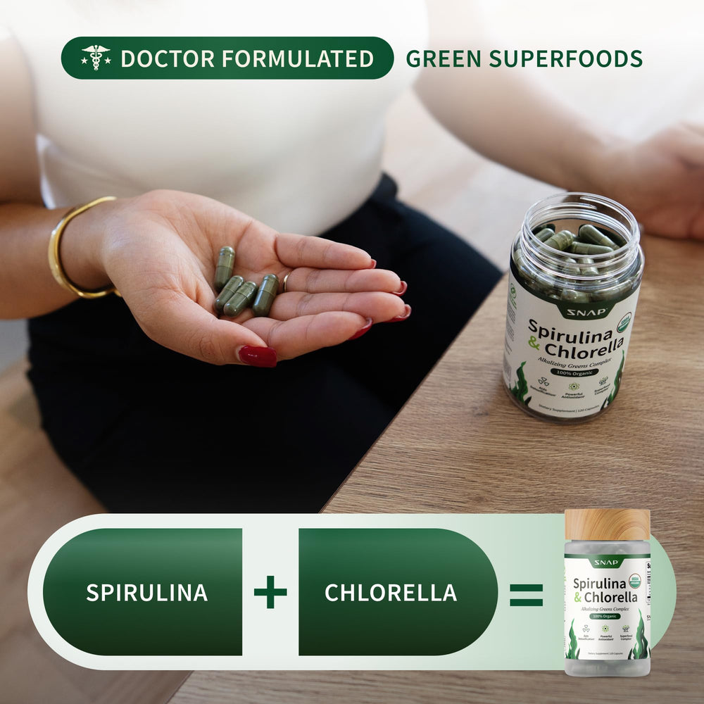 Snap Supplements USA manufacturing label signals quality and purity.