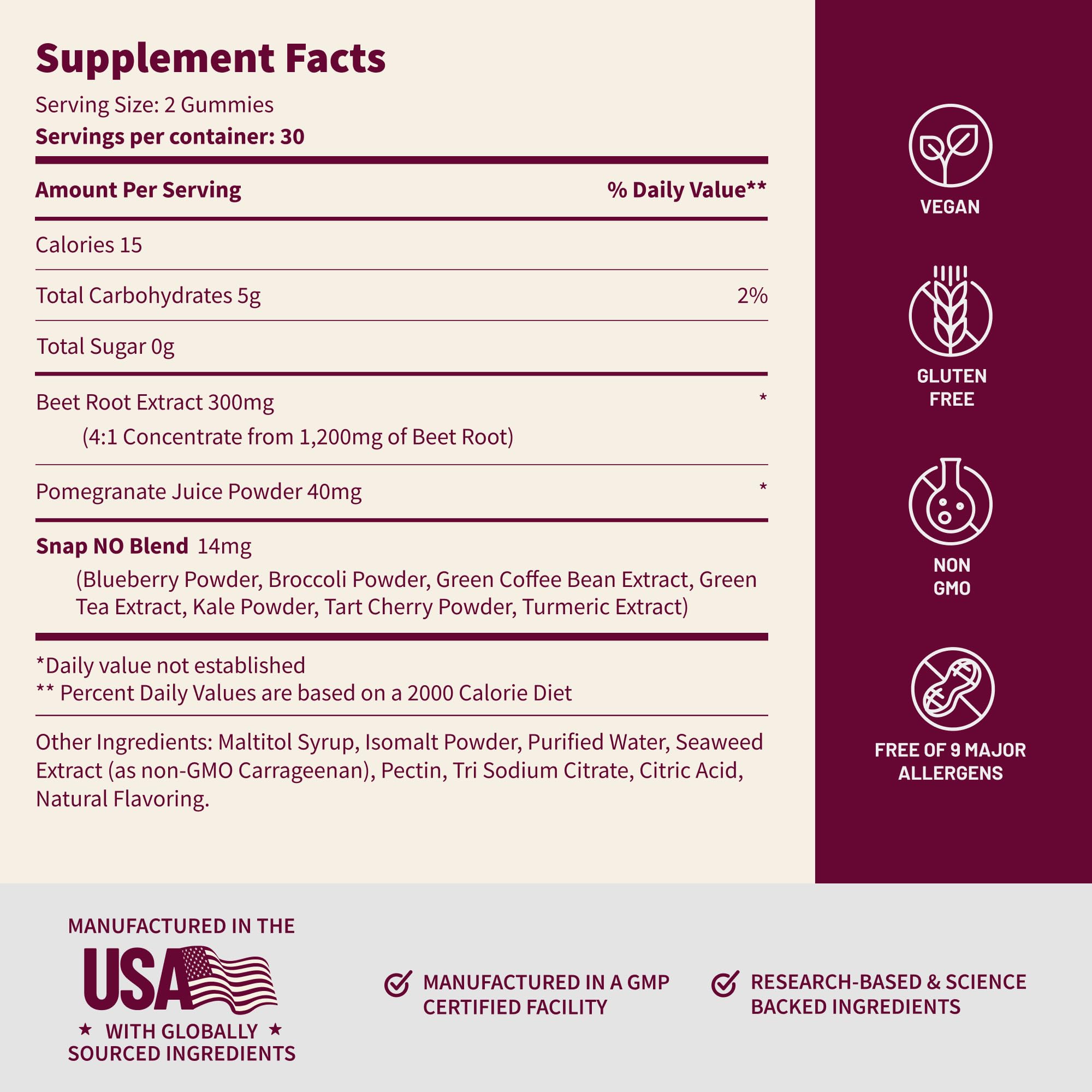 Snap Supplements Vegan Non-GMO icon with bottle emphasizes inclusivity and quality
