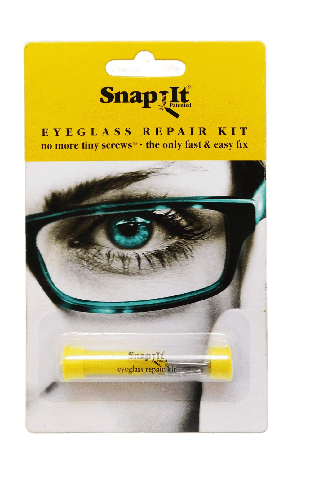 Snapit eyeglass repair kit hinge screw for fast fixes on the go.