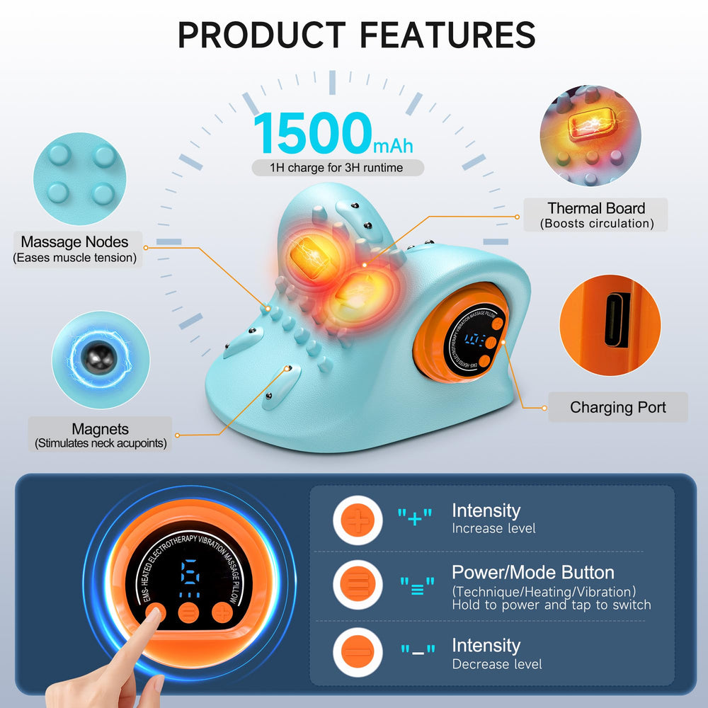 Snawowo heat levels indicator showing adjustable therapy options.
