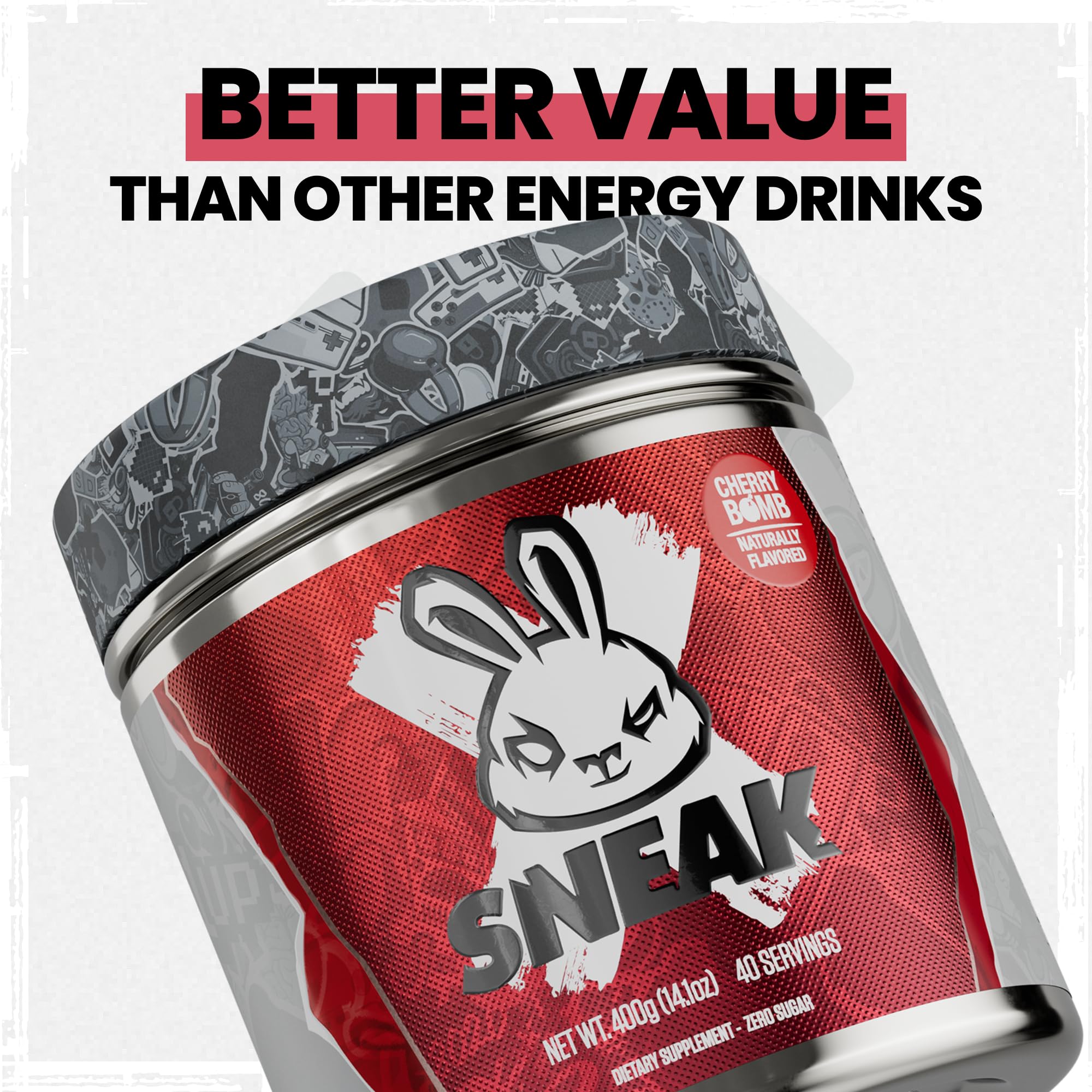 SNEAK Cherry Bomb flavor mix showing versatility.