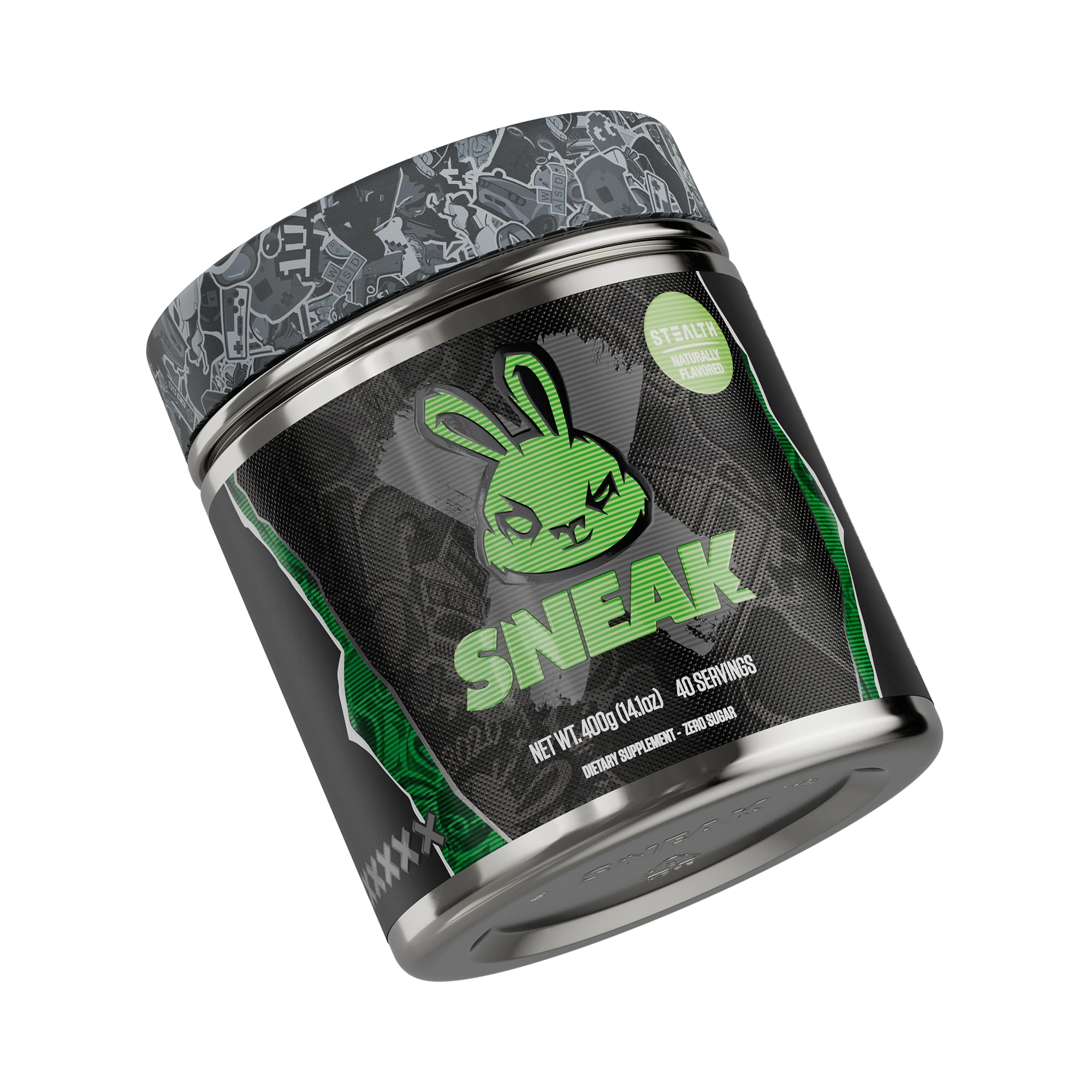 SNEAK Stealth bottle pour for on-the-go energy and focus