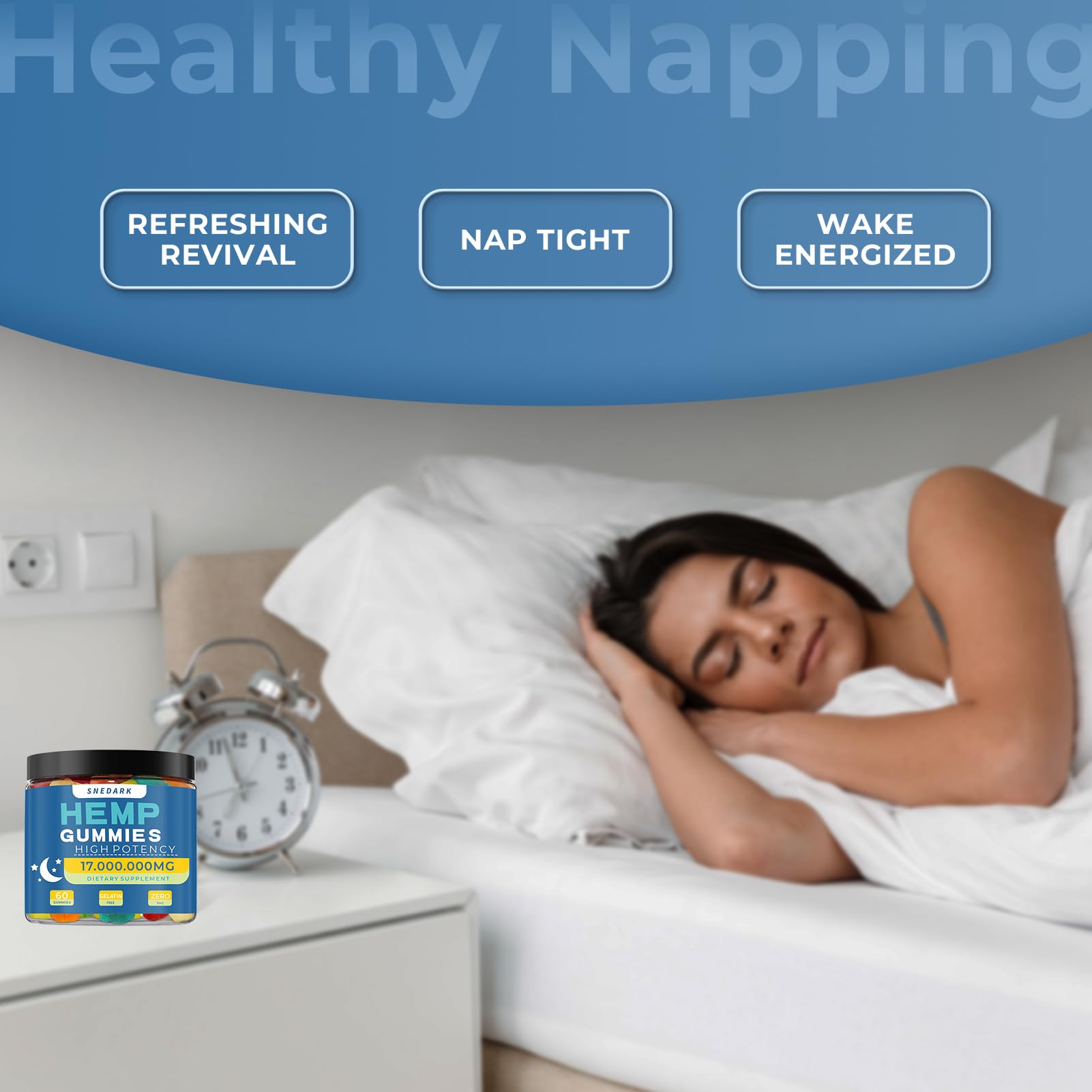 SNEDARK hemp gummies natural fruit flavors for pleasant daily routine.