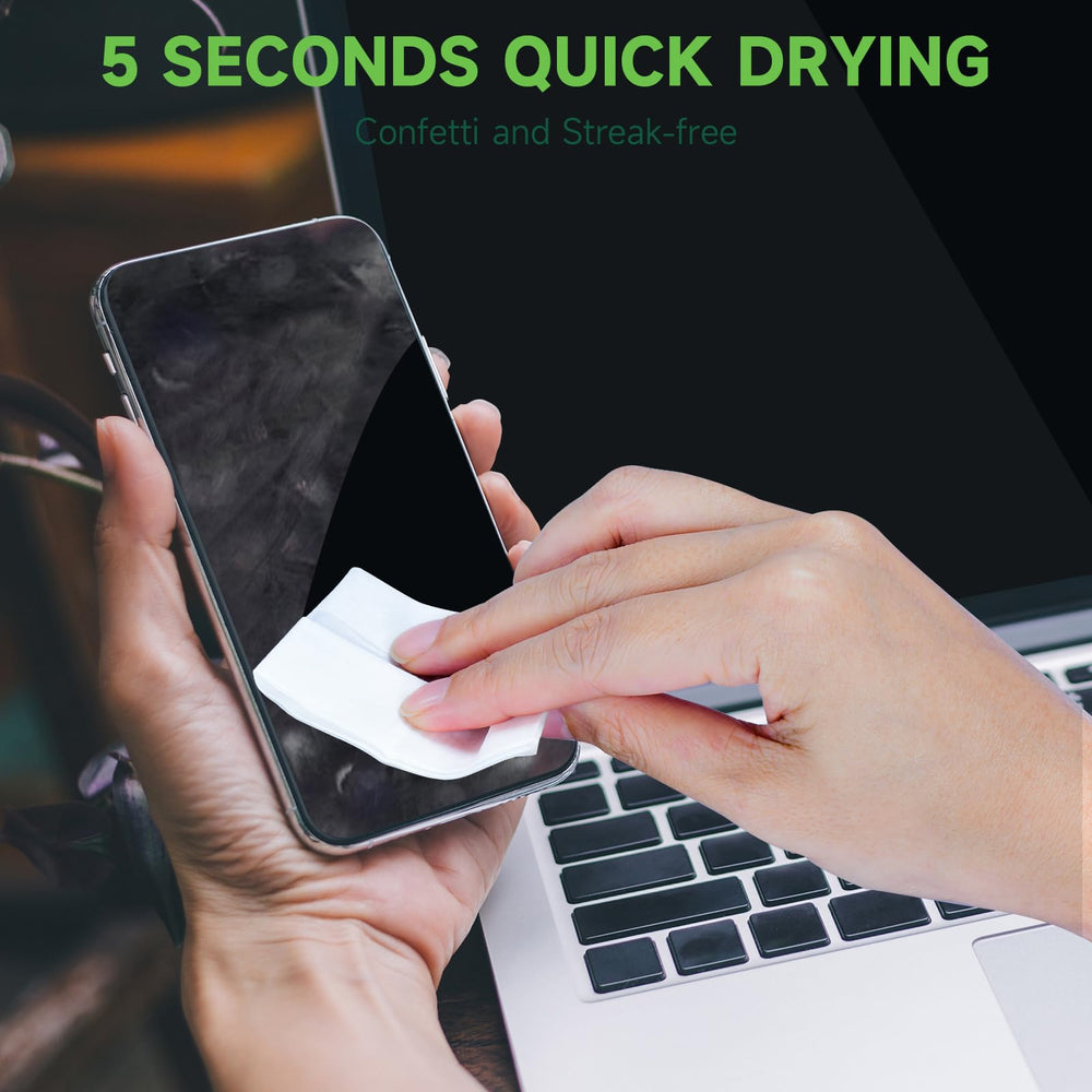 SNEMGOY lens wipes with no-streak formula for safe coating care