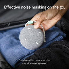 SNOOZ Go illustrates Bluetooth speaker functionality for daytime listening.