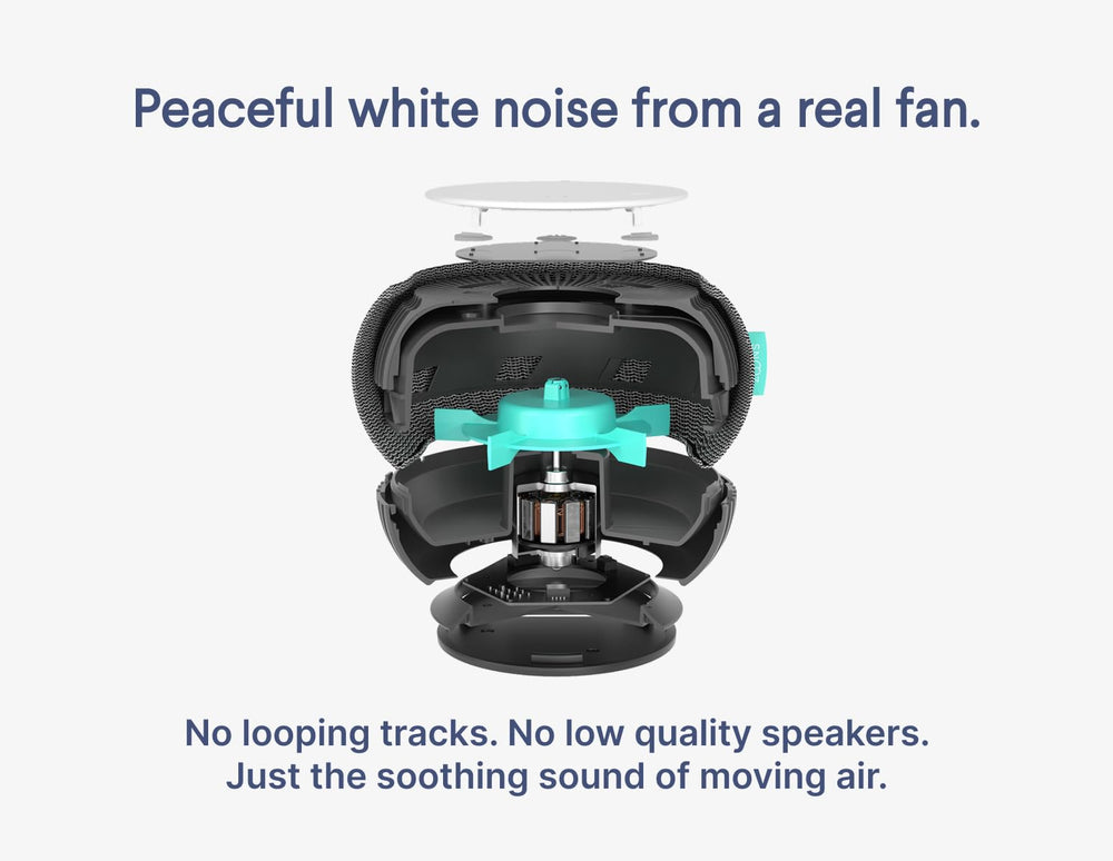 SNOOZ with 10 volume levels enabling customizable masking of noise.