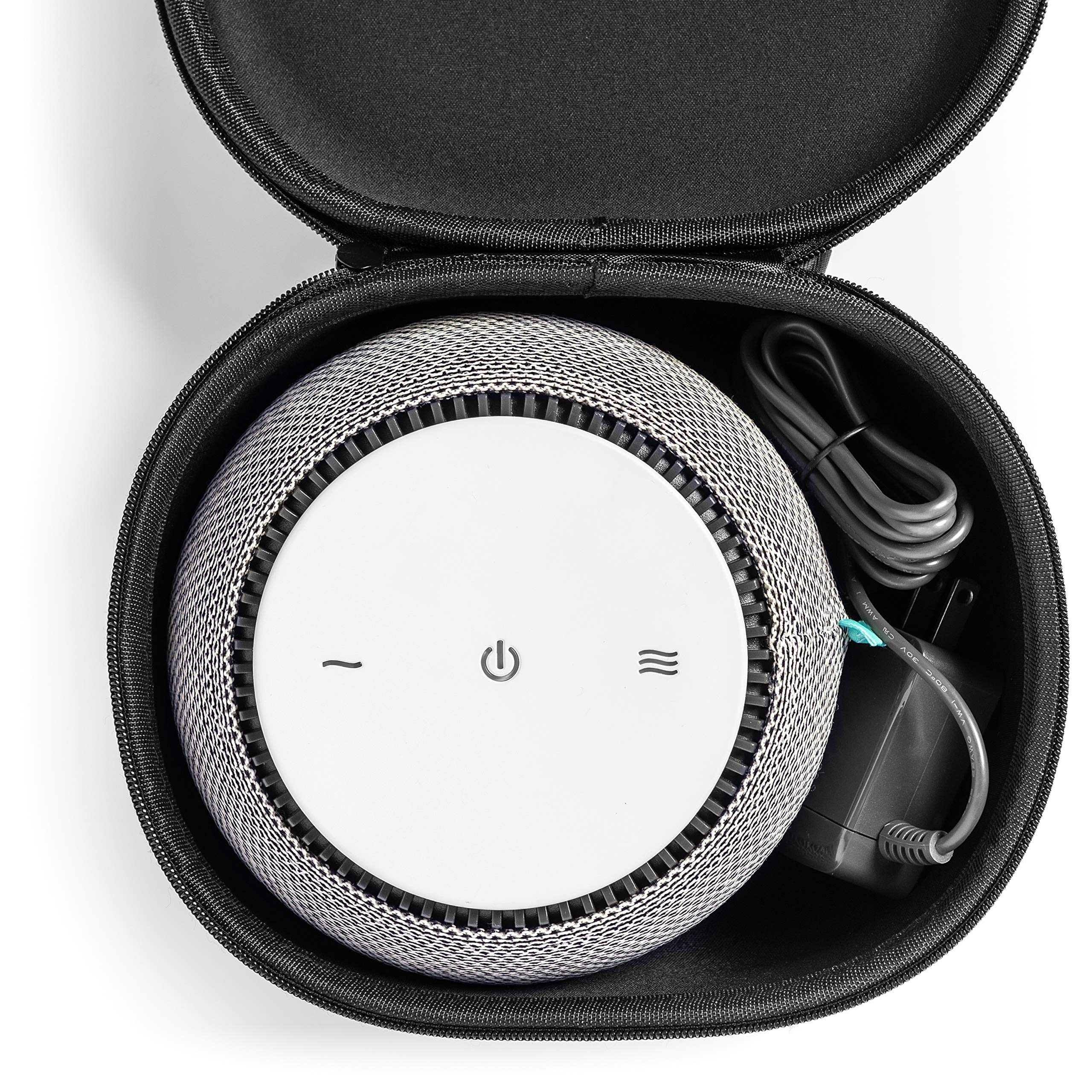 SNOOZ travel case fits easily in a backpack or suitcase for travel.