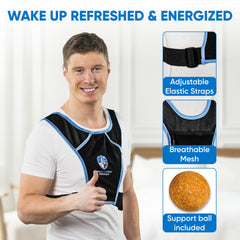SNORE & APNEA DEFENDER Snore & Apnea Guard lightweight design allows free movement all night.