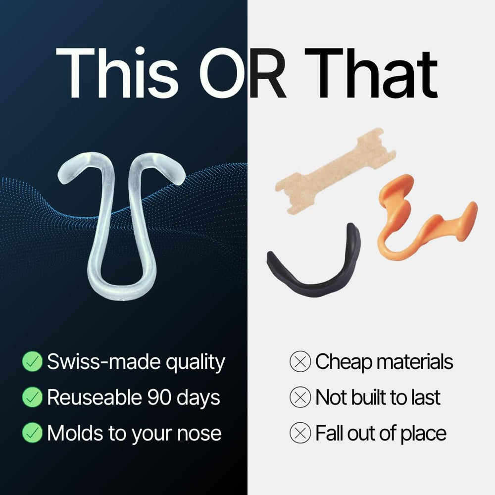 Medium size nasal dilator offering balanced fit for many noses