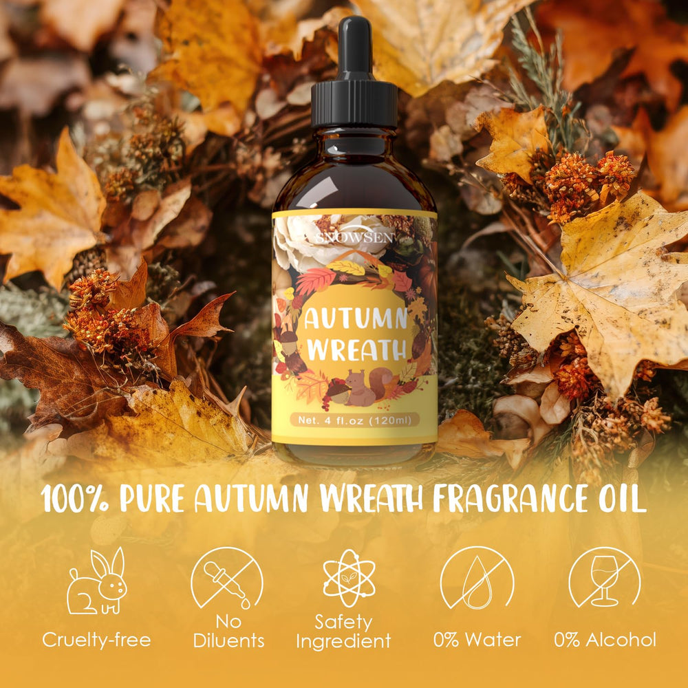 SNOWSEN Autumn Wreath candle-making base for festive fragrances
