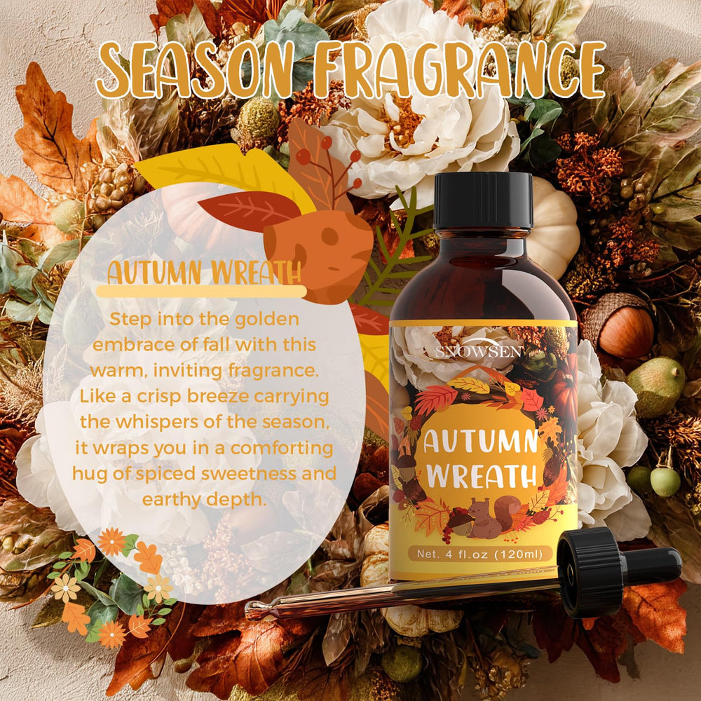 SNOWSEN Autumn Wreath diffuser ambience enhancing cozy autumn rooms