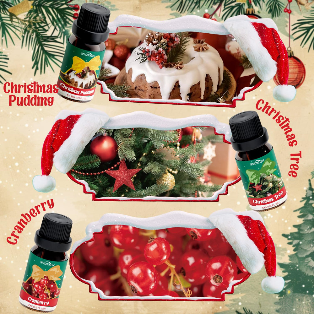 SNOWSEN Cranberry essential oil for bright, festive rooms and DIY soaps