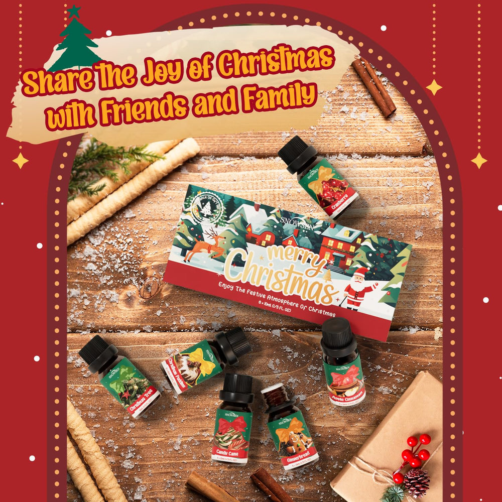 SNOWSEN Gingerbread essential oil for warm holiday baking vibes and craft aroma